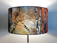 Image 3 of Silver Birch Drum Lampshade by Lily Greenwood (45cm, Floor/Standard Lamp or Ceiling)