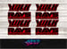 Image of Volk racing Rays Wheel decals Stickers x8