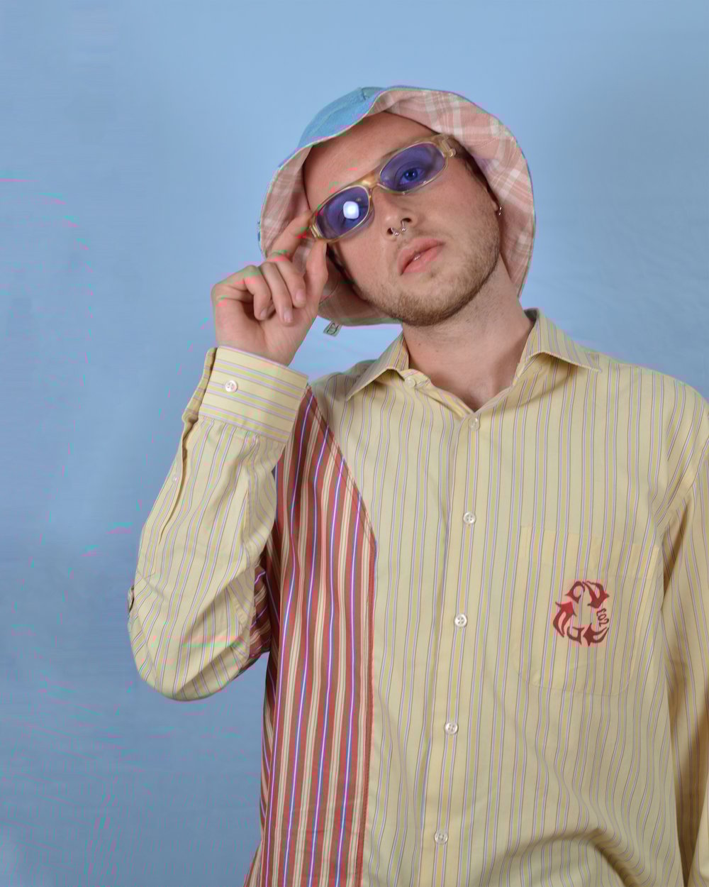 Image of Gorro Cloche reversible.