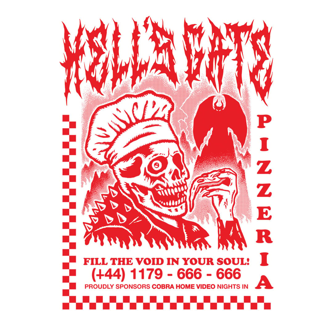 Image of HELL'S GATE PIZZERIA - White 