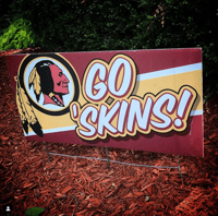 Image 2 of MORRIS REDSKINS SPIRIT SIGN