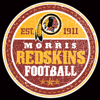 REDSKINS FOOTBALL CLASSIC LOGO DECAL