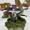 Deep Cranberry Mushroom Plant Buddy