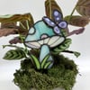 Butterfly and Mushroom Plant Buddy