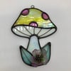 Iridescent Yellow Spring Mushroom
