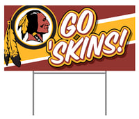 Image 1 of MORRIS REDSKINS SPIRIT SIGN