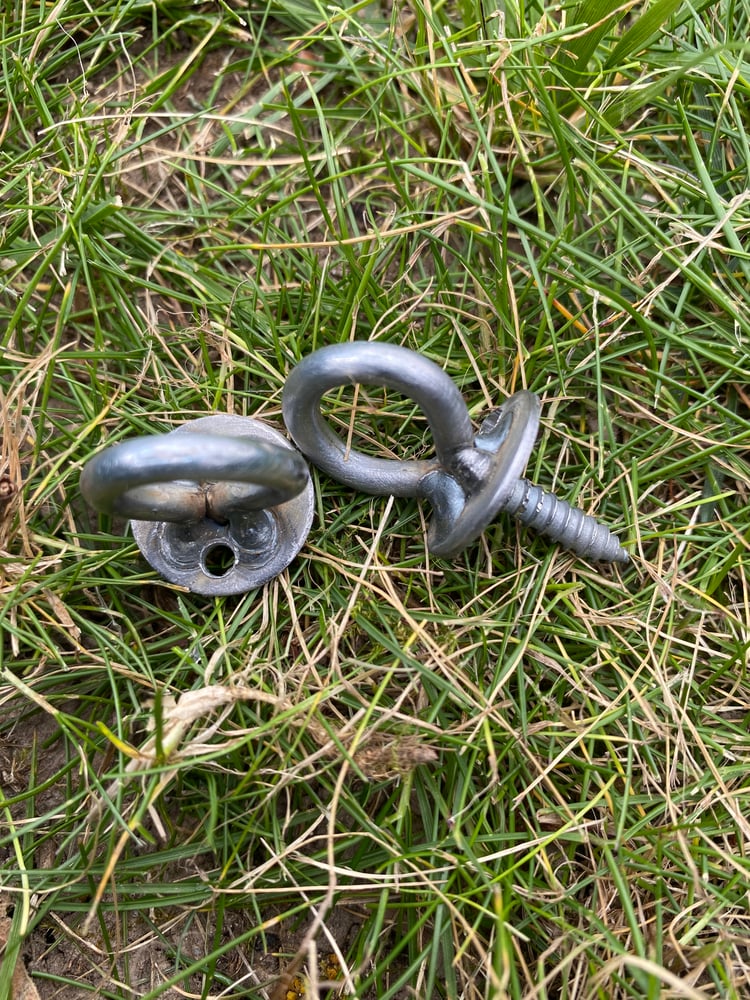 Image of Set of Welded Eye Hooks 