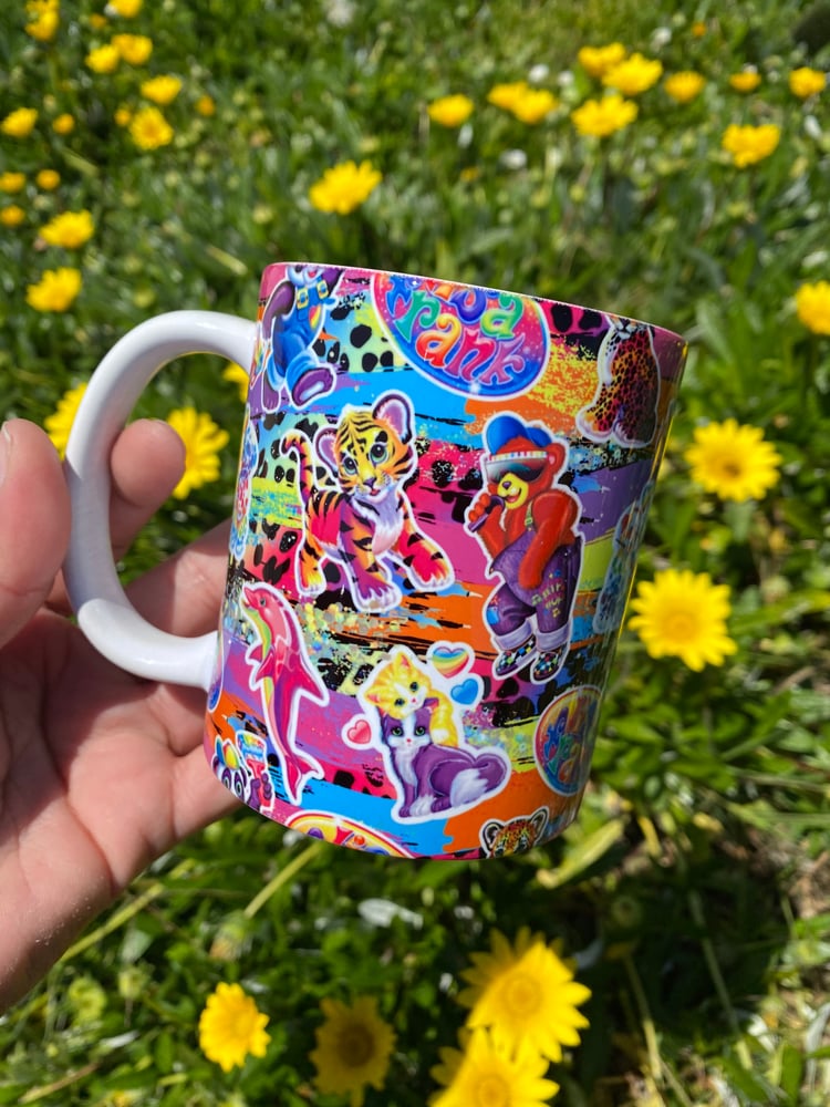 Image of 90’s Rainbow 12 oz Ceramic Mug