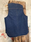 Big Ben Sherpa Lined Denim Vest Patch