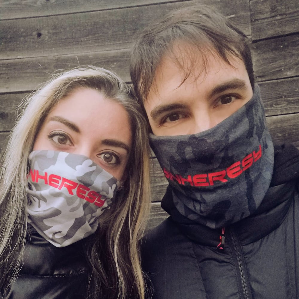 Image of RED LOGO NECK WARMER
