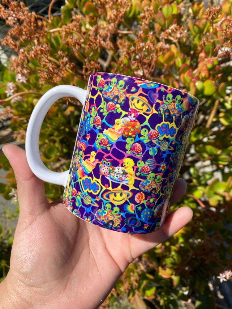 Image of 90s Space Love 12oz Ceramic Mug