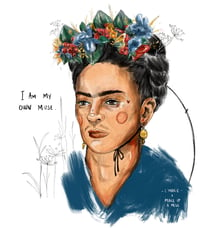 Image of " I am my own muse "