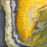 Abstract Ink  painting The  Salt Marsh