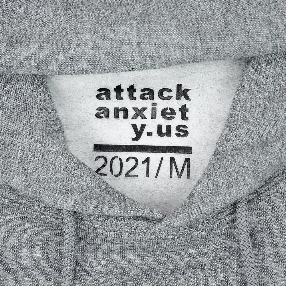 Attack Anxiety Hoodie Grey