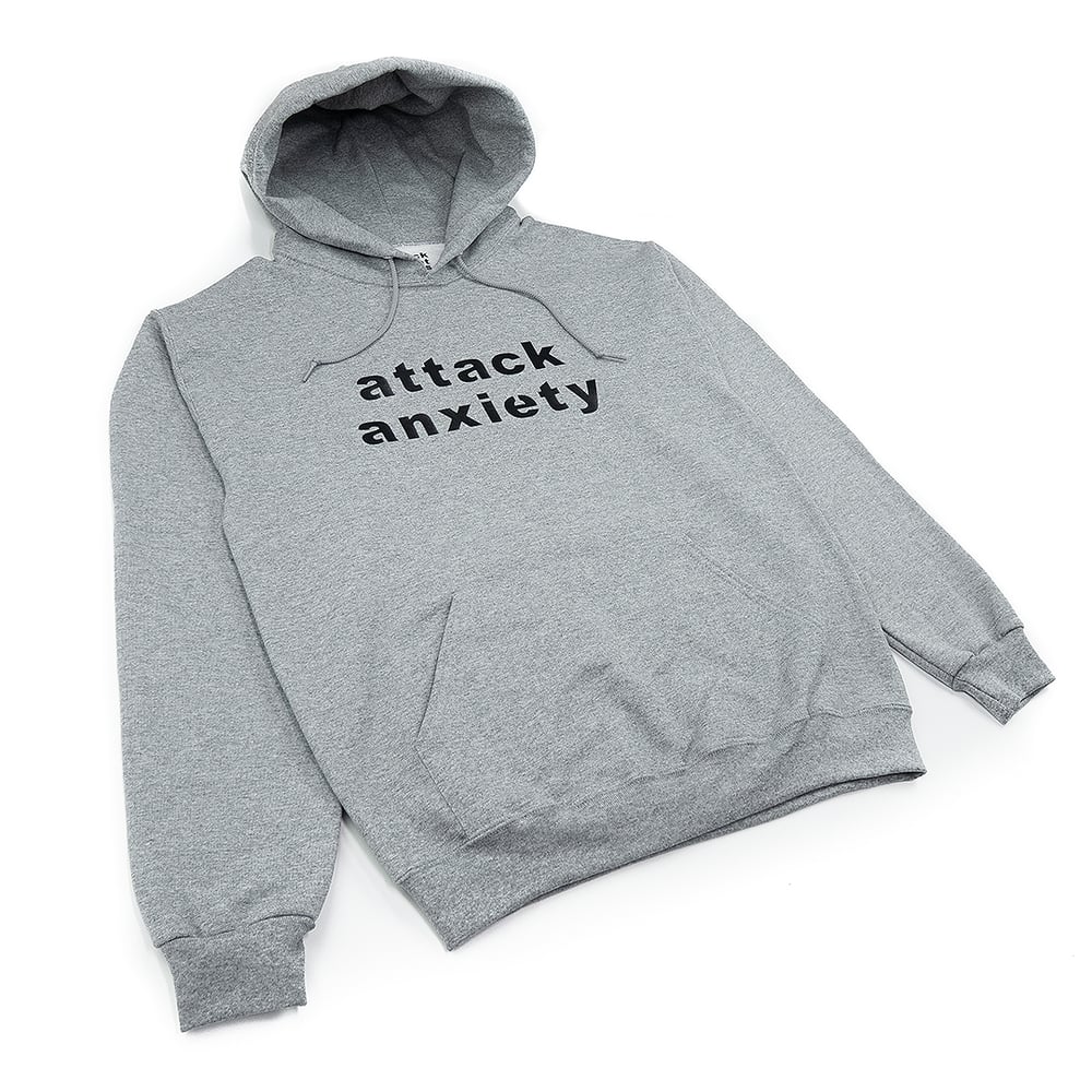 Attack Anxiety Hoodie Grey