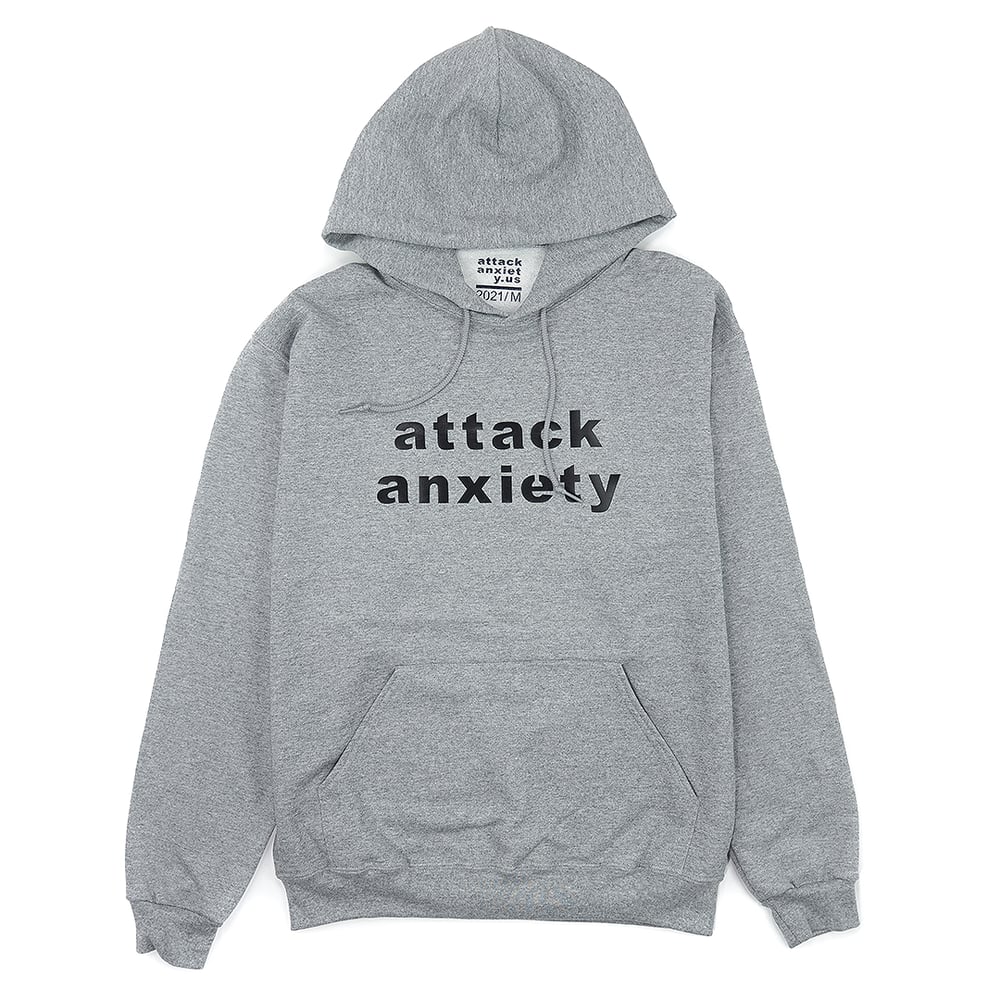 Attack Anxiety Hoodie Grey