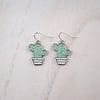 Potted Cactus Earrings