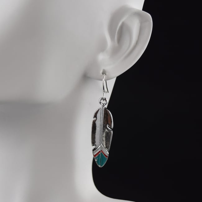 Native American Inspired Feather Earrings