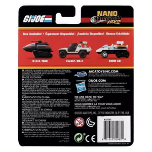 G.I. Joe Jada Toys Nano Hollywood Rides Die-Cast Vehicles