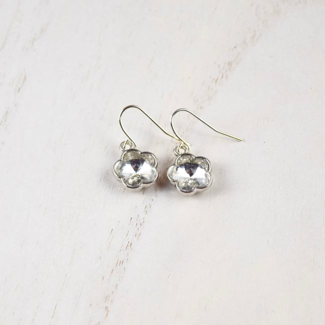 Crystal Blossom Earrings