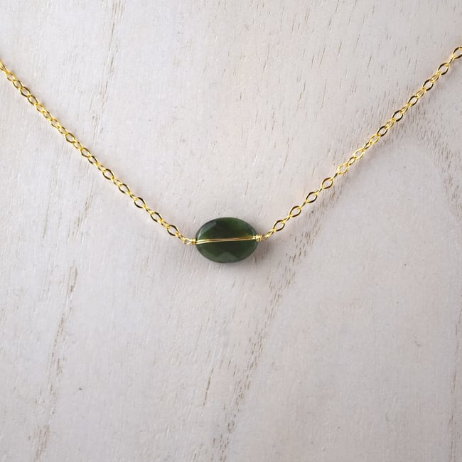 Faceted Jade Choker (LAST ONE!)