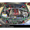 Nissan Skyline / GTR R34 - TiBurnt Elite Engine Bay Kit