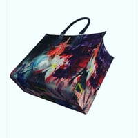 Image 3 of Large Nappa Leather Shopper Tote