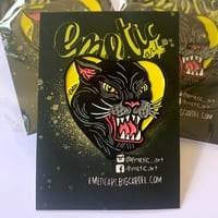 Image 2 of Panther Love enamel pin