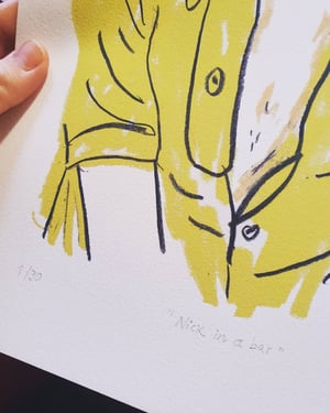 Image of "Nick in a bar" print
