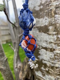 Image 2 of Dragon Heart - Macrame Pendant