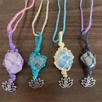 Image 1 of Zen Meditation - Macrame Pendant Collection