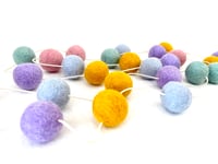 Image 3 of Felt Ball Garland - Jaya