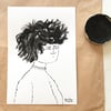 Boy with fluffy hair • ORIGINAL