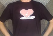 Image of Pick out a good note - Heart Tee, BLACK