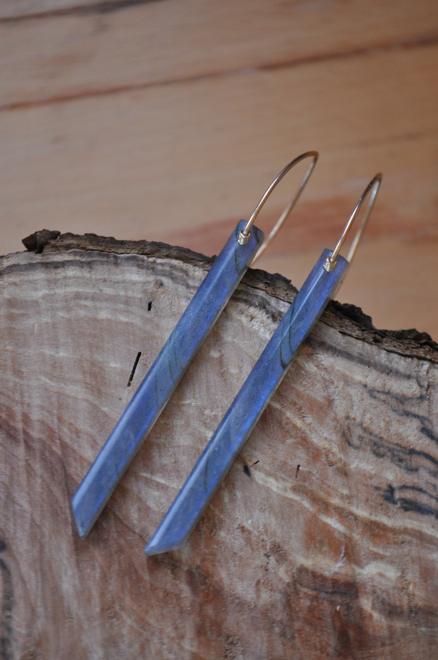 Image of Labradorite Bar Dangles