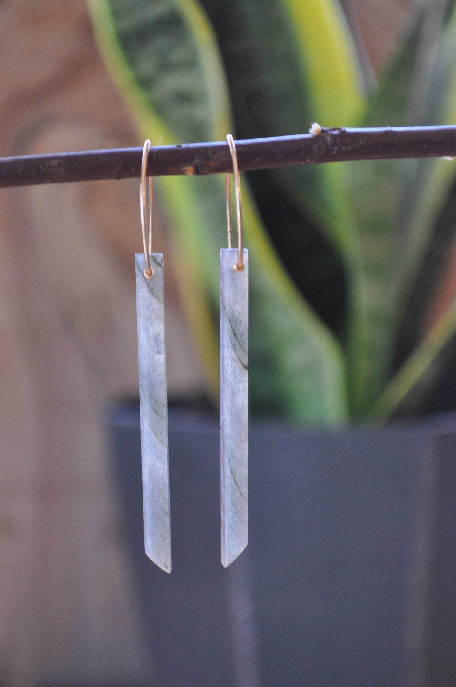 Image of Labradorite Bar Dangles