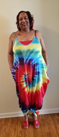 Image 3 of Full of Life tie dye maxi dress