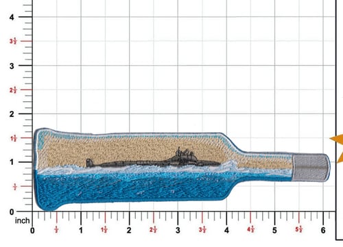 Image of Ship in a bottle V10 "LS Bergonzi" 