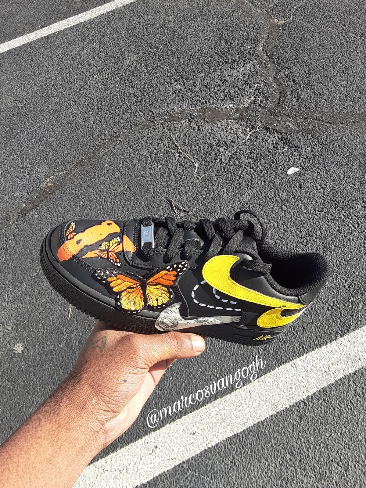 Vlone air on sale force 1 custom