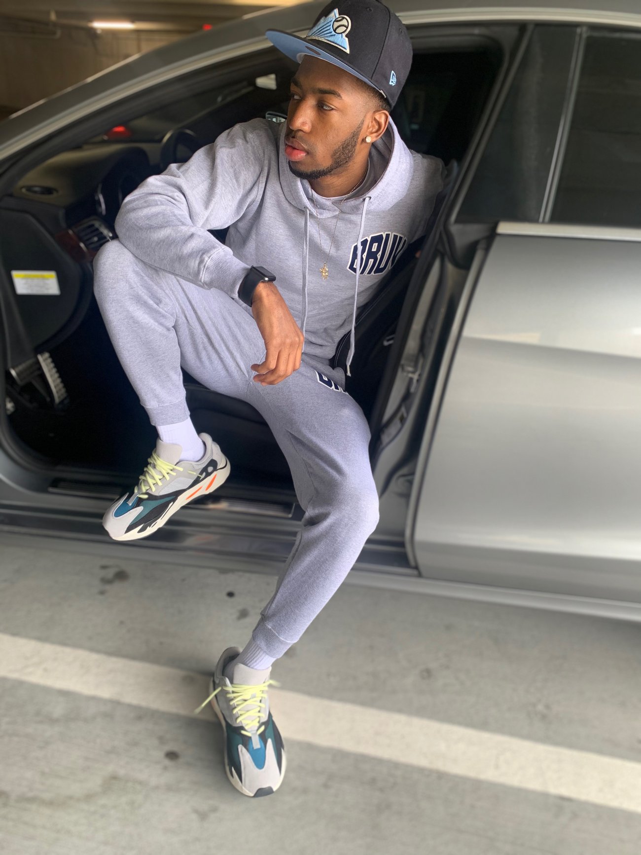 Yankee Grey Sweatsuit | BRUV444