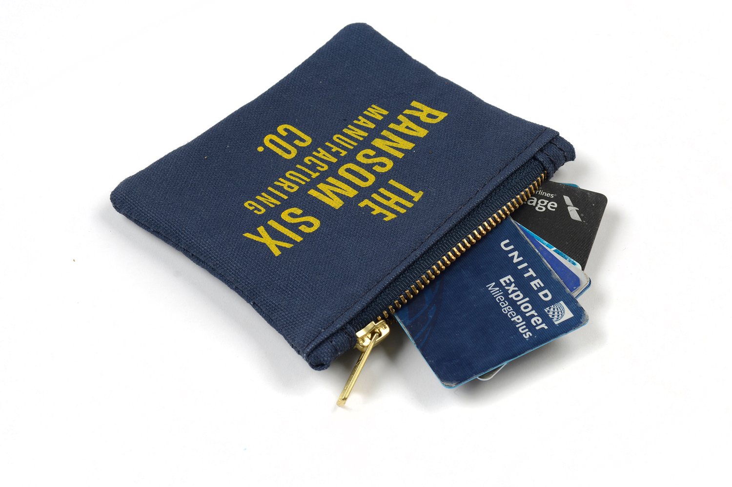 Image of Navy Zip Wallet / Coin Pouch