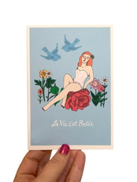 Image 1 of La Vie Est Belle Wild Swimming Card
