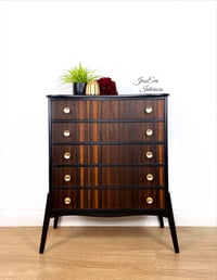 Image 1 of Vintage Mid Century Modern Retro CHEST OF DRAWERS