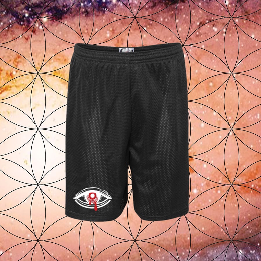 Image of 'Third 3Y3' Collection Mesh Shorts