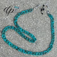 Image 1 of TEAL acrylic chain for sunglasses or mask