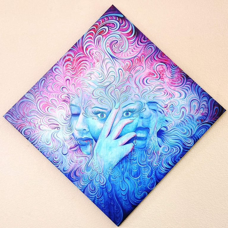 "Introspective" 36x36" canvas print