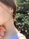 Butterflies and the bees earrings