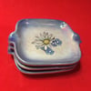 Set of 3 lusterwear ashtrays