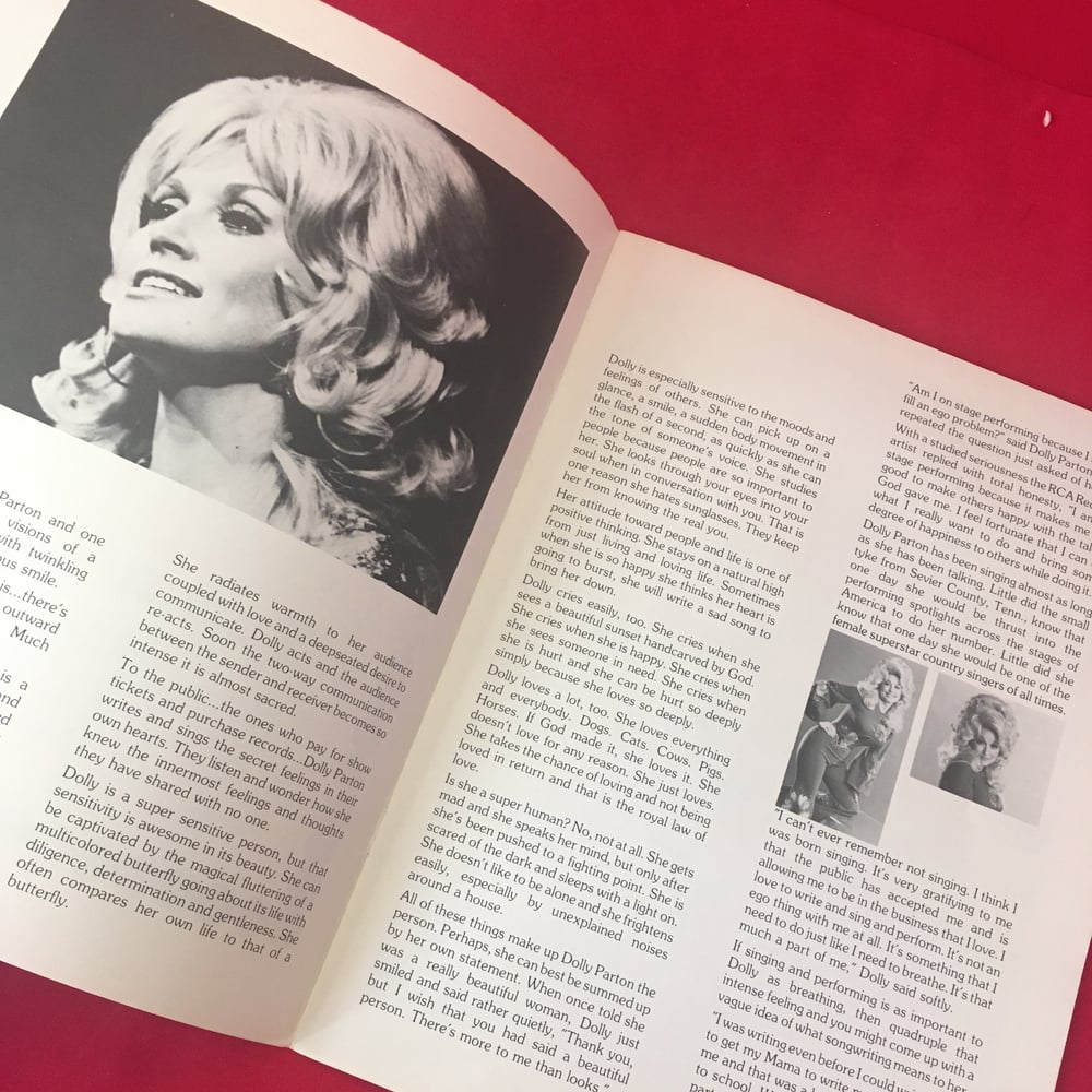 Rare Dolly Parton Faron Young booklet