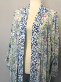 Image 2 of  Kimono Pastel blue Floral